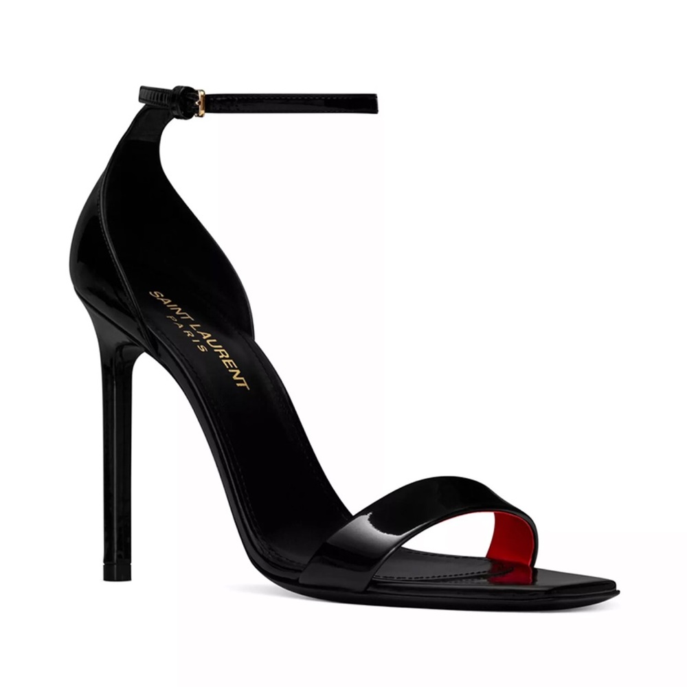 Saint Laurent Amber Sandals in Patent Leather